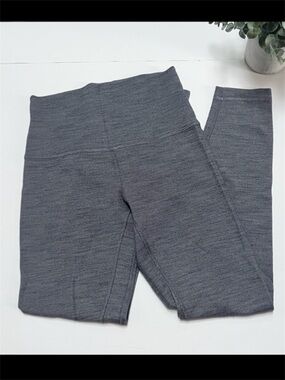 Lululemon Align High Rise Pant II 25” Mini Heathered Herringbone Size 4